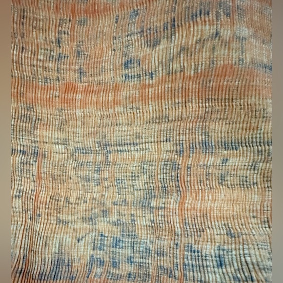 Ellie Tahari Sleeveless Strappy Dress w Plisse Bodice in Marigold Cat Eye Print - Picture 7 of 8